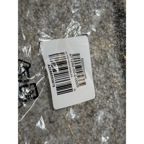 NEW Yeezy Gap Balenciaga High Neck Distressed Mockneck Oversize Sweater XL Black - Picture 6 of 7